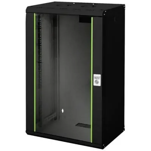 Digitus Unique DN-19 20-U-JZ čierna / Nástenný rozvádzač / 20U / 19" / Hĺbka 45 cm (DN-19 20-U-SW)
