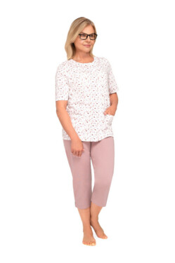 200 DÁMSKE PYŽAMO MARIA cappuccino 2XL