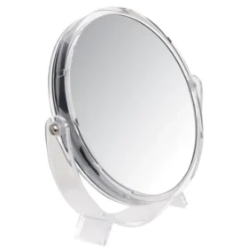 MSV FIRENZE kozmetické zväčšovacie zrkadlo číry plast / 17 cm (3700703957201)