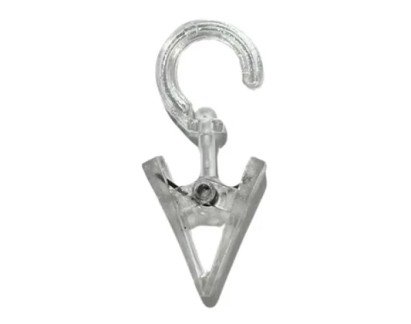 Háčiky so žabkami (10 ks) Lugano, transparentné%