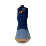 Chlapčenské zimné barefoot topánky s membránou Bugga RUBA Blue B00197-04 - 33
