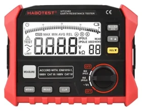Habotest HT2302 / Digitálny tester zemného odporu / 0-4 k? / LCD displej (HT2302)