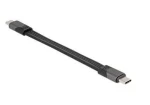 DeLock USB-C (M) - USB-C (M) / Kábel / USB4 / Thunderbolt 3/20V/5A / 15 cm (80099)
