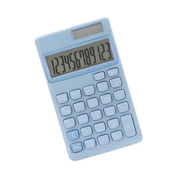 Genie 212B modrá / Kalkulačka / Vreckový / 12miestna / LCD displej / Solárne a batériové napájanie (12773)