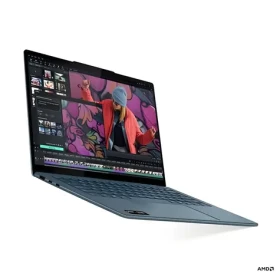 Lenovo Yoga Slim 7 14AKP10 modro-zelená / Notebook / 14" 2.8K OLED / AMD RYZEN AI 7 345 / 16GB / 512GB SSD / W11H (83JY009VCK)