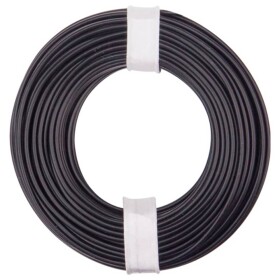 Donau Elektronik 175-011 opletenie / lanko LiY 1 x 0.75 mm² + 1 x 0.75 mm² čierna 1 ks; 175-011