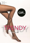 Pančuchy Gatta Trendy Tattoo wz.26 20 deň 2-4 nero 3-M