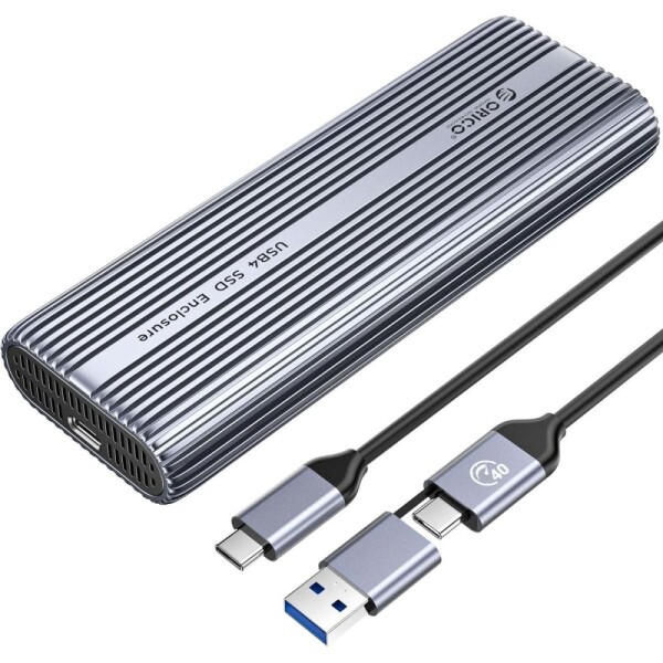 Orico SSD M.2 NVMe, USB-C 40 Gbps, z wentylatorem, metalowa