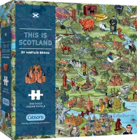 GIBSONS Puzzle Toto je Škótsko