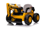 Mamido Mamido Detský elektrický bager CAR-26B žltý | 4x4 | RC 2.4Ghz | EKO koža | 12V10Ah