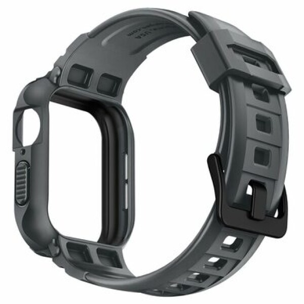 Spigen Rugged Armor Pre ochranný kryt pre Apple Watch Series 45mm 44mm tmavo šedá (ACS07387)