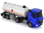 Double E Double E Cisternový automobil R/C Mercedes Arocs modrá 1:26 Voda