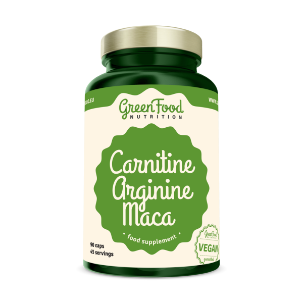 GreenFood Nutrition Carnitine Arginine Maca 90cps