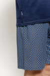 Taro 3586 Pyžamo Otto M-XL W26 tmavě modrá L