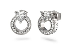 Guess Krásne oceľové náušnice M`ama Non M`ama JUBE04664JWRHT/U