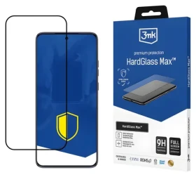 3mk HardGlass Max čierna / Tvrdené sklo / Motorola Edge 50 Neo / celoplošné