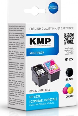 KMP KMP H162V Promo Pack BK/Color comp. with HP C2P05AE/C2P07AE