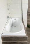 Vaňová zástena SAT 150x80 cm chróm SIKOVZPEV150 SIKOVZPEV150
