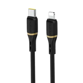 Dudao Dátový kábel L25X / USB-C / Lightning 30W / 1 m / čierna (204491)