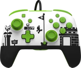 PDP Nintendo Switch Controller - Retro Mario / Herný ovládač / drôtový / USB / 3.0m / Nintendo Switch (500-134-RETRO)