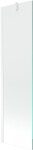 MEXEN/S - Next vaňová zástena FIX 50x150, transparent, biela 895-050-000-00-00-20