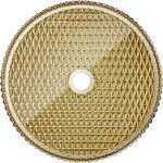 MEXEN - Aura sklenené umývadlo na dosku 39 x 39, zlato 24013952
