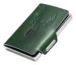 Kožená mini peňaženka Mondraghi Silhouette Modern Deer Green
