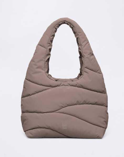 Got Bag Wavy Puffer Shoulder Bag oyster