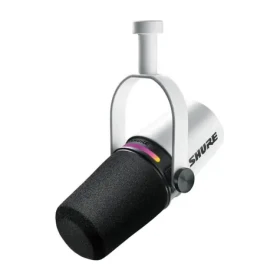 Shure MV7+-W biela / Dynamický mikrofón / XLR / 50 - 16000 Hz (010-03-663)