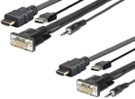 VivoLink Pre HDMI + USB + VGA + Audio kábel M - M 2m / HDMI: 4K 2K @ 60Hz / 1920x1200 @ 60Hz (PROHDMIMVGA2)