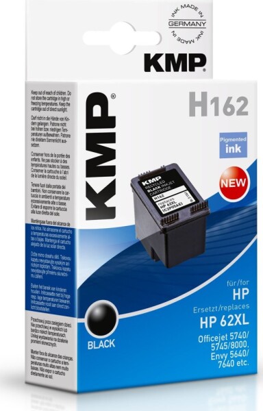 KMP Patrone HP 62XL (C2P05AE) comp. black pigm. H127 - 1741,4001