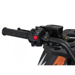 Mamido Detská benzínová štvorkolka RamiGO MONSTER 200CC čierno-oranžová