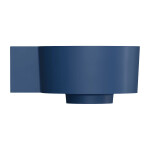 OMNIRES - OVO M+ umývadlo na dosku/závesné - ľavé, 33 x 34 cm, midnight blue mat; OVO335UWLMB