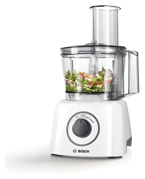 BOSCH MCM3100W biela / Kuchynský robot / 800W / 2.3 L / 2 rýchlosti + turbo / sekanie / strúhanie (MCM3100W)