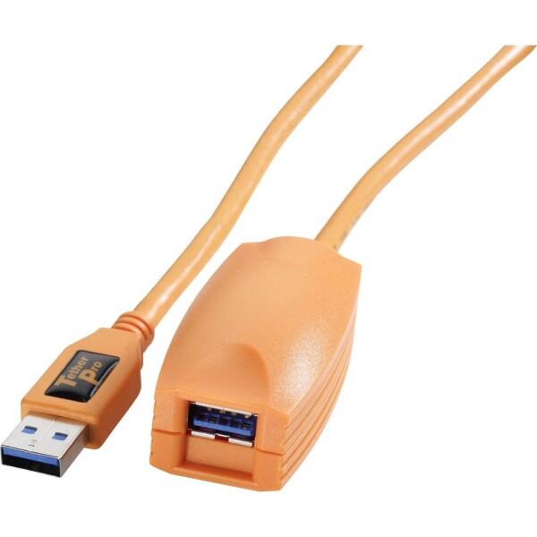 Tether Tools USB kábel USB 3.2 Gen1 (USB 3.0 / USB 3.1 Gen1) USB-A zástrčka, USB-A zásuvka 5.00 m oranžová CU3017; CU3017