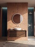 SAPHO - FLOAT LED podsvietené zrkadlo, ø 74cm, biela 22574
