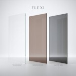 REA/S - Sprchová zástena Flexi Transparent / Chrome 130 KPL-K99078