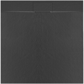 REA - Sprchová vanička Bazalt Black 90x90 REA-K3307