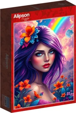 ALIPSON Puzzle Dúhová dievčina