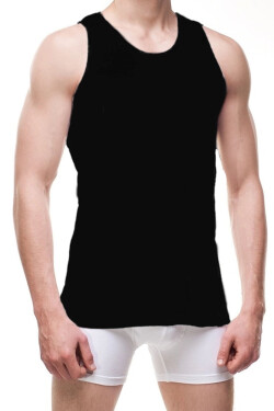 Pánsky nátelník 213 Authentic black - CORNETTE černá 3XL