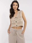 Jumper D93076J90849A béžový S/M