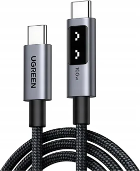 Ugreen Kábel USB-C - USB-C čierna / 2 m