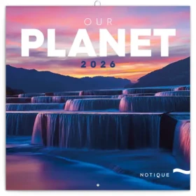 NOTIQUE Poznámkový kalendár Naša Planéta 2026 - Východná / 30 x 30 cm (PGP-35470-V)