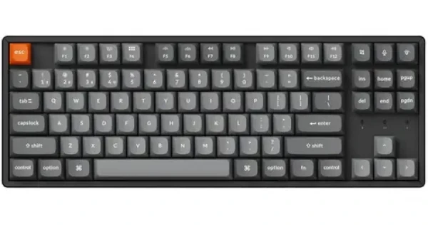 Keychron K8 Max QMK hliník / Klávesnica / TKL / Mechanická / Super Brown switch / BT / USB (K8M-J3)
