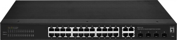 LevelOne LevelOne IGS-2128 łącza sieciowe Zarządzany L2 Gigabit Ethernet (10/100/1000) Čierny