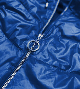 Dámská bunda kapucí model 16148911 BH FOREVER Barva: odcienie niebieskiego, Velikost: