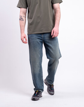 Carhartt WIP Aaron Pant Blue worn used 30