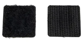 Velcro Nalepovacie príchytky suchý zips čierne / Príchytky so suchým zipsom / 25 mm / 24 ks (VEL-EC60236)