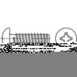 TOOLCRAFT 1068140 šošovkové skrutky do plechu 3.5 mm 16 mm krížová dražka Philips DIN 7981 nerezová ocel A2 1000 ks; 1068140