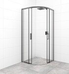 Sprchovací kút štvrťkruh 80x80 cm SAT TEX BB SATTEXSBB80CT SATTEXSBB80CT